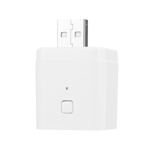 1PCS Tuya Micro 5V Adaptador inteligente USB inalámbrico flexible y portátil Haga que los dispositivos USB sean inteligentes a través de la aplicación Tuya Control de voz Compatible con Alexa Google Home