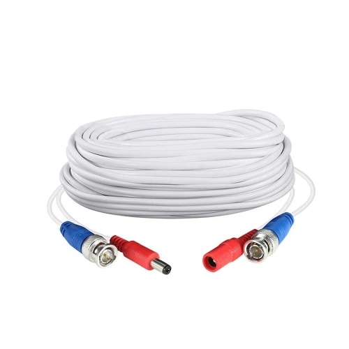 1Roll 2-in 1 CCTV Video Power Cables