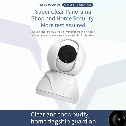 

Home Security WIFI Camera 1080P Wireless IP Camera Baby Monitor with Motion Detection Tracking Voice Alarm