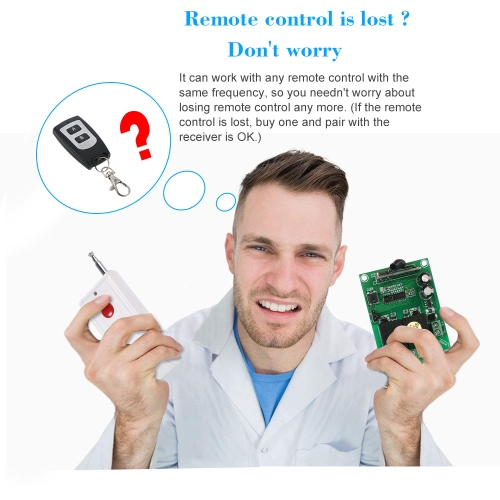 

Smart Home 433Mhz RF DC 12V 2CH Learning Code Wireless Remote Control Switch