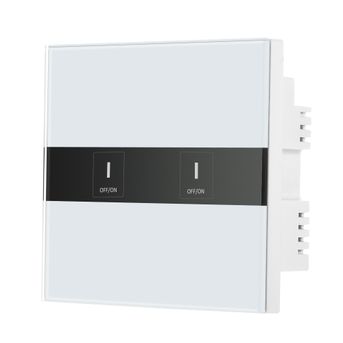 

Smart Wifi Touch Switch Touch Screen LED Light Wireless 2 Gang UK