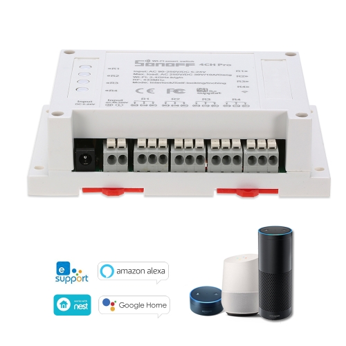 Switch WiFI SONOFF 4CH Pro ITEAD RF 433MHz 4 Gang