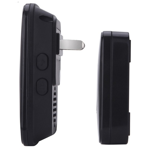 

Waterproof Transmitter 38 Ringtones LED Indicator Door Chime Wireless Doorbell White US Plug 1 to 2