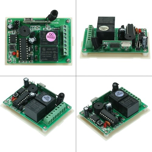 

433Mhz DC 12V 2CH Универсальный 10A Релейный беспроводной пульт дистанционного управления