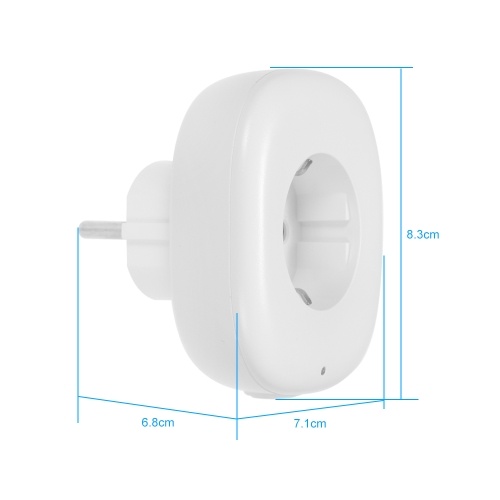 

Wifi Smart Socket Plug с большой кнопкой включения / выключения + USB-порт