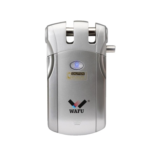 WAFU WF-018U Telecomando wireless Blocco Sicurezza invisibile Keyless Lucchetto intelligente Lega di zinco Metallo Smart Door Lock iOS APP per Android Sblocco con 2 chiavi remote Smart Home Villa Controllo accessi per l'ufficio Sistema di sicurezza