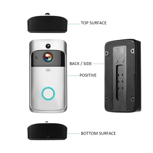 

WiFi Smart Wireless Security DoorBell Smart HD 1080P Visual Intercom Recording Video Door Phone