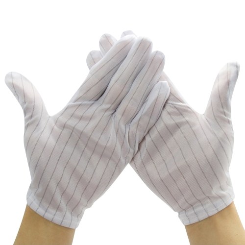 

20pcs/Pack Anti-static Gloves Stripe Breathable Working Gloves