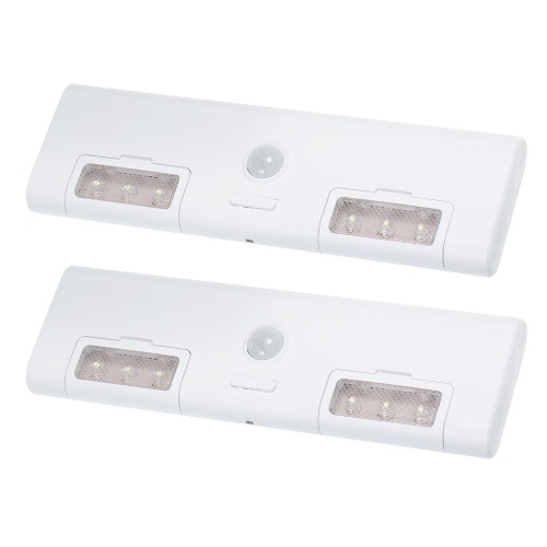 PIR Motion Sensor LED Cabinet Light 6LEDs Wall Lamp