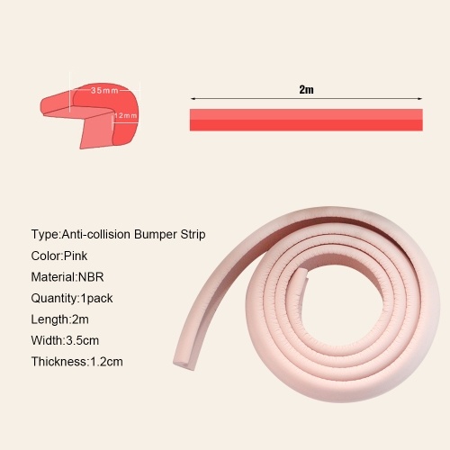 

2M 0.8CM/1.2CM Thickness Baby Safety Table Edge Corner Protector Guard Cushion Anti-collision Bumper Strip
