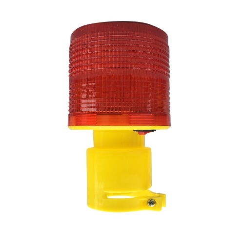 Solar Warning Lights 3pcs Leds Red Solar-powered Warning Lamps