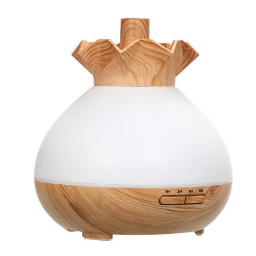 Smart Wifi Wireless LED Night Lamp 400ml Humidifier Essential Oil Aromatherapy Mist Diffuser Phone App Control Voice Control Compatible with Alexa & Google Home