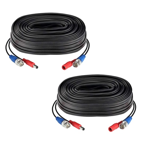 60ft /18.3m 2-in-1 Video Power CCTV Cable