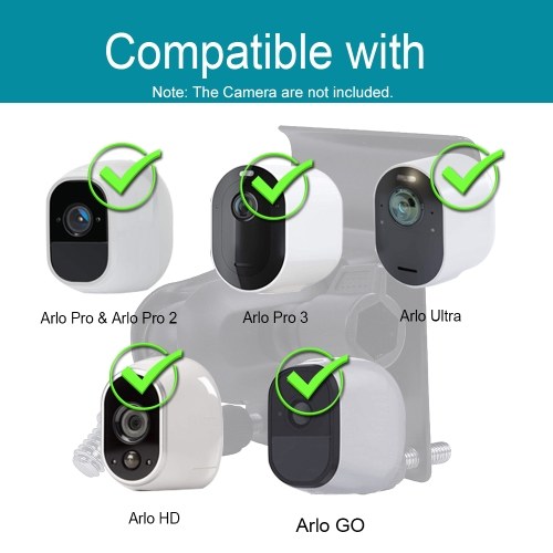 

2 Pack, Wall Plate Gutter Mount for Arlo Pro