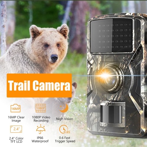 1080P Trail Game Hunting Camera For Outdoor Wildlife & Hunting & Farm Monitoring And Home Security Surveillance 