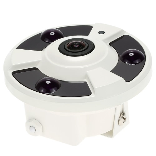 

KKmoon® H.264 1080P Fisheye 360°Panoramic IP Camera Security Home Surveillance