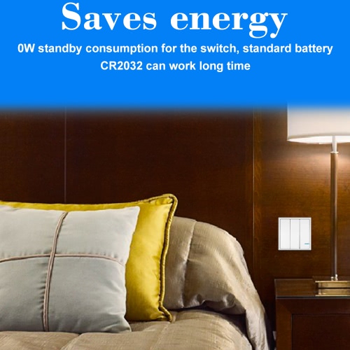 

Wireless Switch Transmitter No Wiring Remote Control Waterproof House Lighting & Appliances Three Buttons