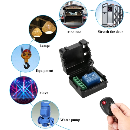 

Smart Home 433Mhz DC 12V 1CH Wireless Remote Switch