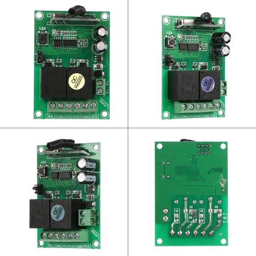 

Smart Home 433Mhz RF DC 12V 2CH Learning Code Wireless Remote Control Switch