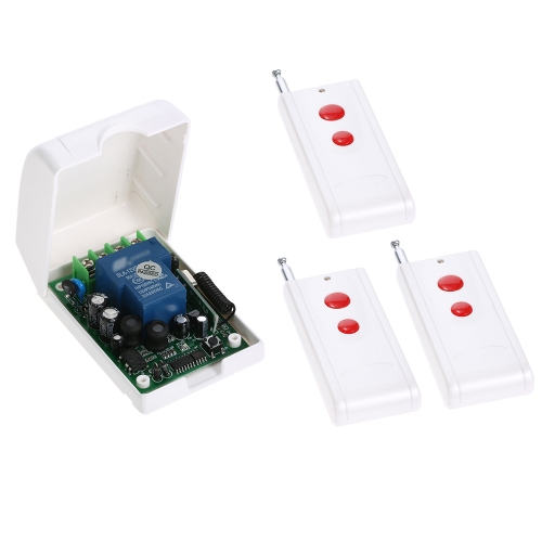 Smart Home 433Mhz RF AC85V-250V Comando de controle remoto sem fio + 3 * Controle remoto 1527