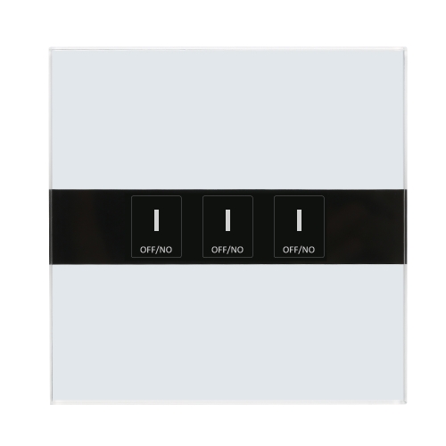

Smart Wifi Touch Switch Сенсорный экран Светодиодный свет Беспроводной 3-х ганг