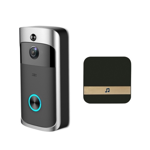 

Интеллектуальная беспроводная WiFi-защита DoorBell Smart Video Door Phone с подключаемым звуковым сигналом