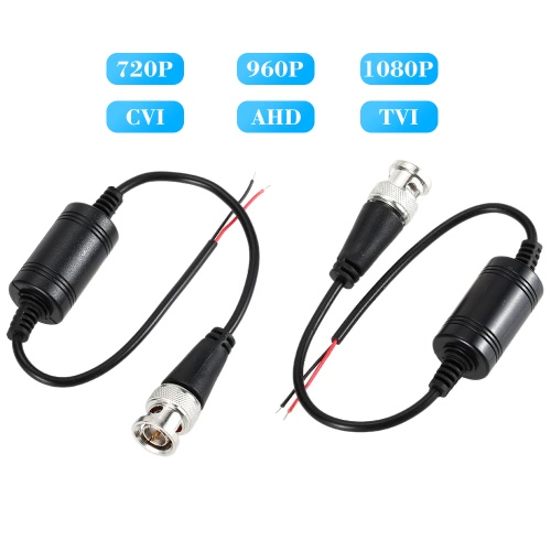 

2pcs Видео балун AHD ХВН TVI коаксиальной к UTP Cat5 Cat6 Разъем для камеры 720P 1080P CCTV