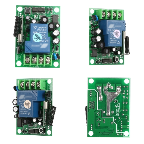 

Smart Home 433Mhz RF AC85V-250V Беспроводной пульт дистанционного управления Switch + 4 * Пульт дистанционного управления 1527