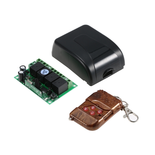 

Smart Home 433Mhz RF 4CH Wireless Remote Control Switch +4*Remote Control 1527