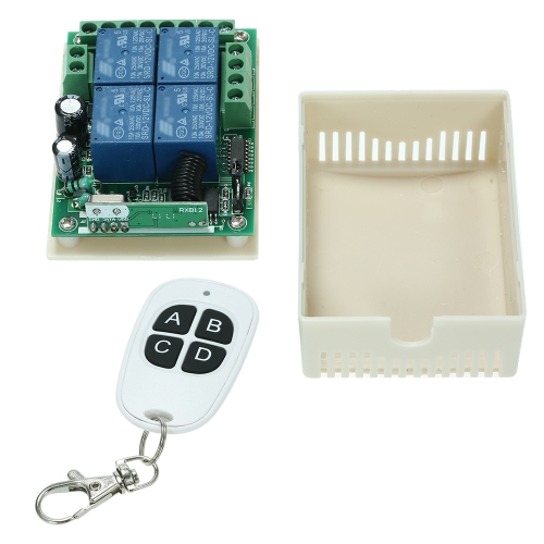 

Smart Home 433Mhz DC 12V 4CH Беспроводной удаленный коммутатор