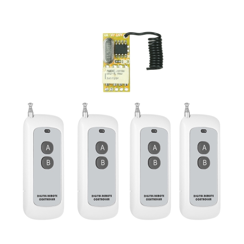 433Mhz DC 3.7V 4.5V 5V 6V 7.4V 9V 12V Universal Receiver Module RF Remote Control Switch
