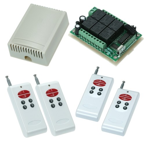433Mhz DC 12V 10A Relay Wireless RF Remote Control Switch