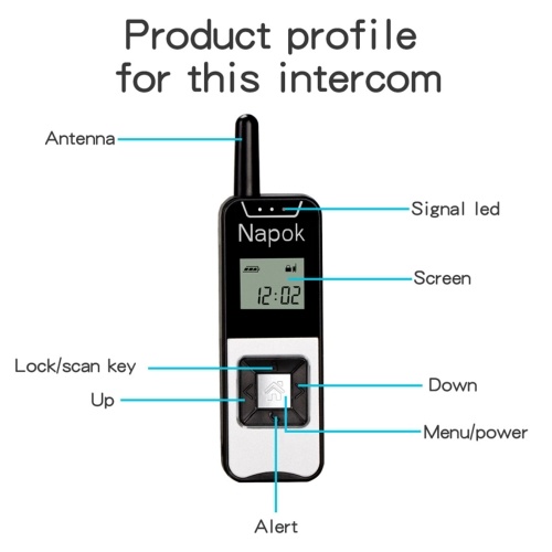 Radio Clear Two-way Radio Hotel Dedicated D5 Mini Intercom