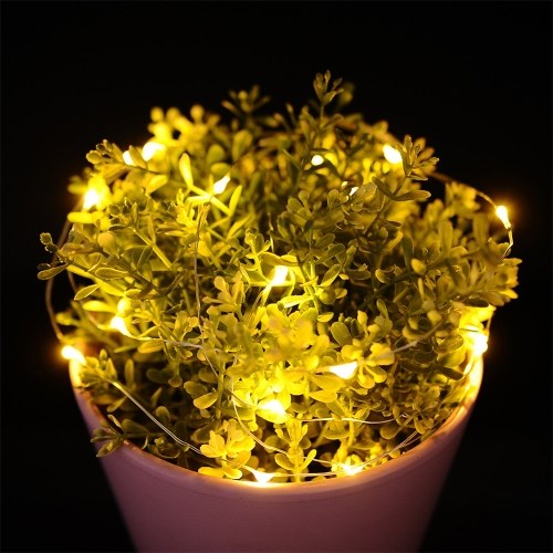 

LED Clear Battery Holder Indoor Outdoor Decoration Festoon Party Christmas Tree Garden Yard Fence Lamp