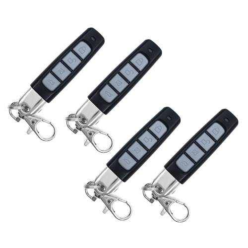 433MHz Car Alarm Garage Door Remote Controller 4 Packs