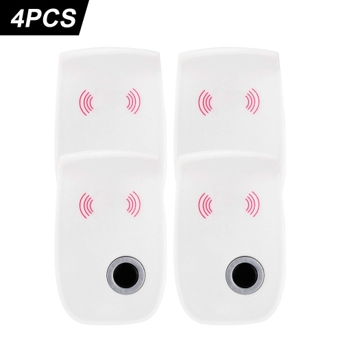 4PCS High Quality Ultrasonic Electronic Pest Repeller Indoor for Lustrating Mouse Bug Mosquito Insect