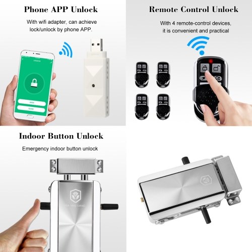 WiFi Smart Home Door Lock Kit 