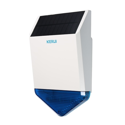 KERUI  Wireless 433HMz Solar Powered Strobe Siren