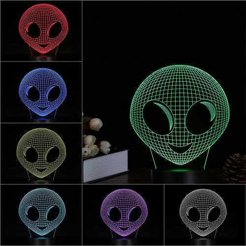 

Creative 3D LED Illusion Colorful Table Night Light with Remote Control