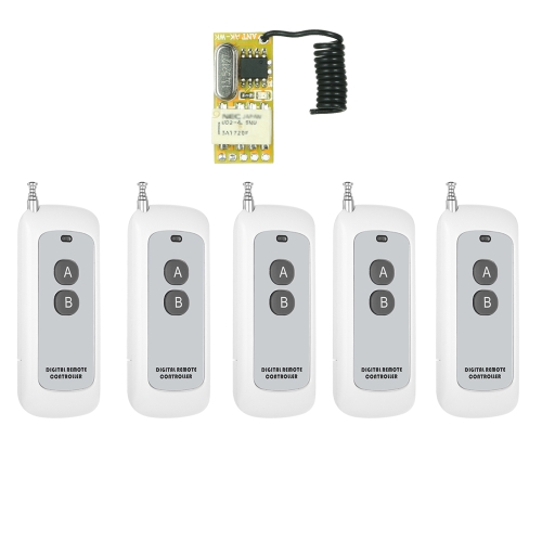 

433Mhz DC 3.7V 4.5V 5V 6V 7.4V 9V 12V Universal Receiver Module RF Remote Control Switch
