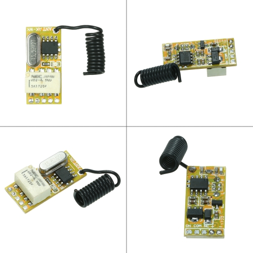 

433Mhz DC 3.7V 4.5V 5V 6V 7.4V 9V 12V Универсальный модуль приемника RF Remote Control Switch