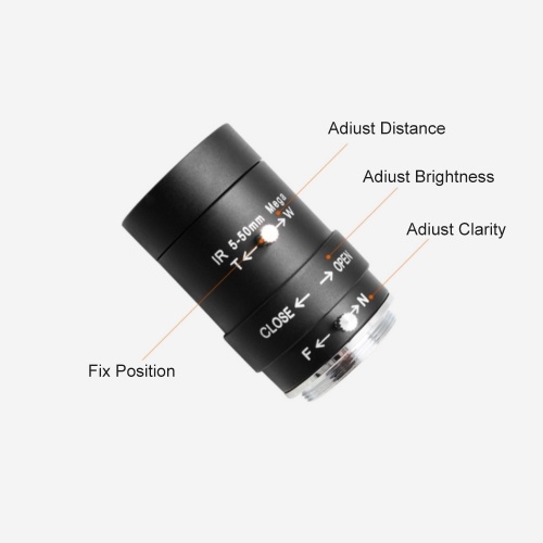 

5-50mm Megapixel Manual Varifocal Lens