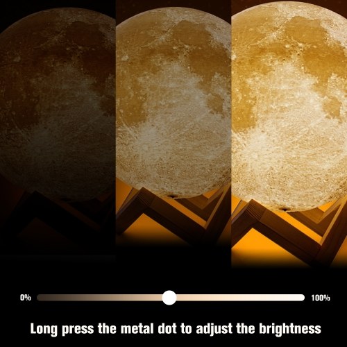 

15cm/5.9in Personalized Photo Light/ 3D Printed Moon Globe Lamp【Image size：1000*1000】