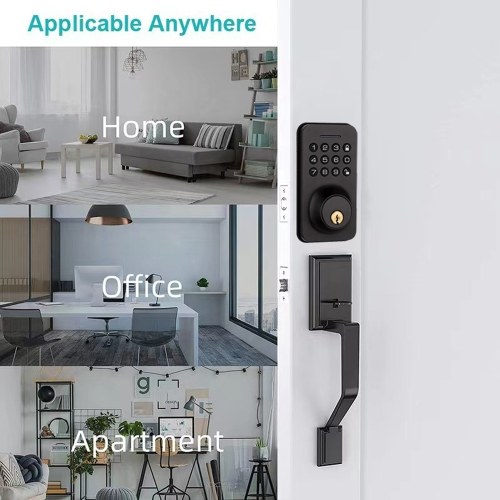 WAFU Smart Door Lock 4 Unlocked Ways tuya BT Connection APP Unlock Password Unlocking for Homes Apartments 
