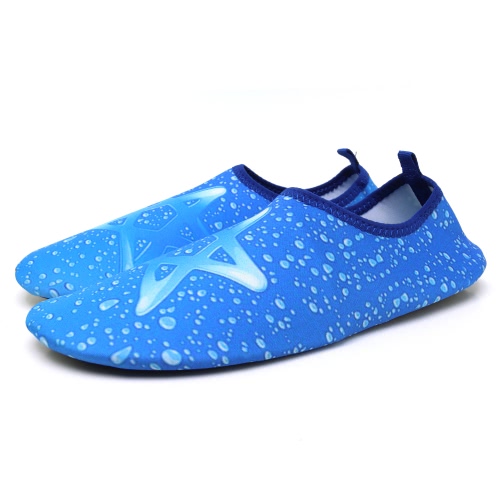 De moda Cool Summer Unisex Hombres Mujeres Amantes Suave Cómodo Cómodo Ligero Rápido Seco Antiskid Sole Multipurposes Ocio Wading River Trekking Playa Yoga Fitness Natación Poliéster Telas Zapatos