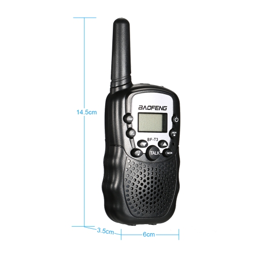 BaoFeng BF-T3 Walkie Talkie portátil para crianças