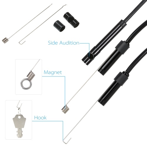 

OWSOO 7MM 6 LED Lens Endoscope -10M