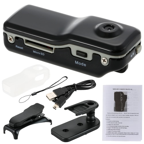 

Мини Портативный поддержка камеры Cam DV DVR CCTV видеонаблюдения TF карта обнаружения звука Запись звука аккумуляторная батарея
