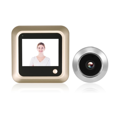 2,4 pouces numérique oeil de porte visionneuse peephole LCD moniteur de sécurité caméra