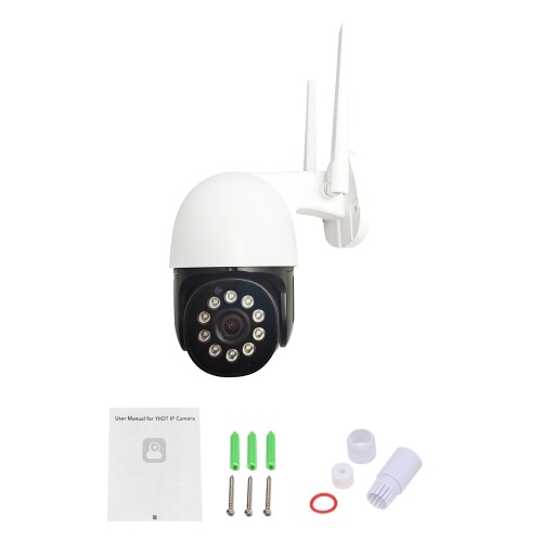 

Home Security Camera Baby Monitor Camera Wall Mount 3MP HD Wireless WiFi Camera for Pet Motion Tracking APP Control 2 Way Audio Night Vision Outdoor PTZ Monitor Camera Compatible with Google Assistant & Amazon Alexa
